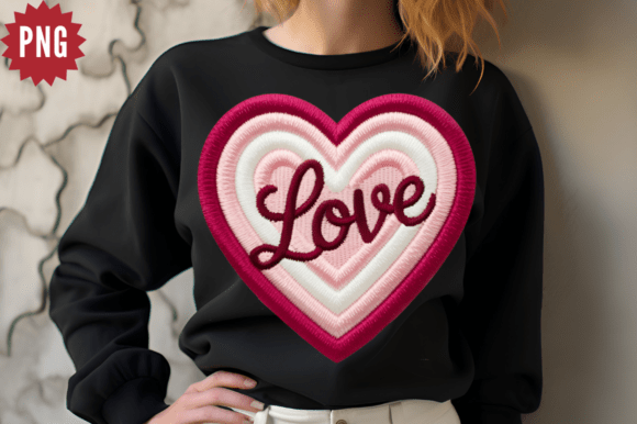 Download Faux Yarn Valentine Heart PNG Design - Valentine heart png Collection
