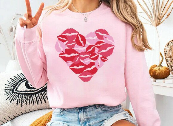 Download Valentine Heart Png, Valentine Kiss Png - Valentine heart png Collection