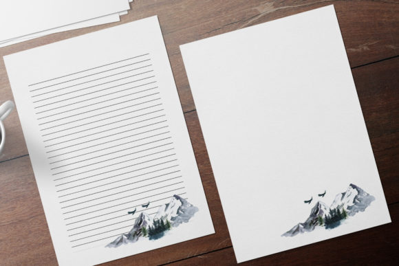 Download Watercolor Romantic Printable Stationery - Watercolor Collection