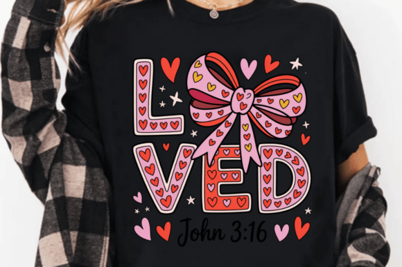 Download Faux Yarn Loved John 316 Valentine PNG - John 316 valentine png Collection